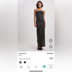 NA-KD dress new w tags!! Size 12